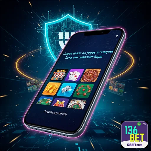 Imagem promocional do app 136bet, disponível para apostas e jogos no site 136bet.